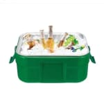 Plastic Insulation Barrel Hot/Cold - Rectangle | Without Tap | Green | 20L — view 4