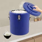 Plastic Insulation Barrel Hot/Cold - Round | With Tap | Blue — view 4
