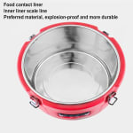 Plastic Insulation Barrel Hot/Cold - Round | Without Tap | Red — view 3