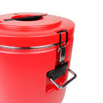 Plastic Insulation Barrel Hot/Cold - Round | Without Tap | Red — view 3