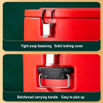Plastic Insulation Barrel Hot/Cold - Round | Without Tap | Red — view 6