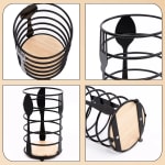 Wooden Round Spoon / Fork / Knife Holder — view 6