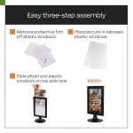 Round Base Table Display Stand | A7 Horizontal — view 5