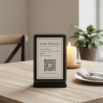 T-Type Table Display Stand | A7 Vertical — view 3