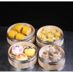 Wooden Dimsum Basket - 1 Layer with SS Border — view 5