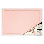Premium Leather Type Table Mats with Golden Border - (Quantity: 6pcs) — view 2