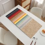 Premium Flower Design Table Mats - (Quantity: 6pcs) — view 3