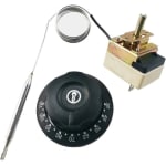 Spares for Electric Hot Bain Marie Ready Counter- Thermostat with Knob 110°c Bain Marie — view 1