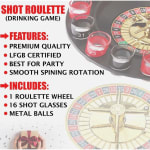Beer Roulette Drinking Game (16 Shot Glasses & 2 Balls) — view 6