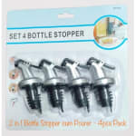 2 in 1 Bottle Stopper/Pourer ( 4pc/set ) — view 8