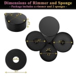 Plastic Bar Rimmer - Black — view 2