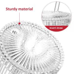 VAMA Glass Tumbler Bottle with SS Straw + Cleaning Brush - 370ml — view 4
