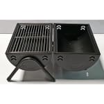 MS Portable Cylindrical Shaped Barbeqe Grill - Black — view 4