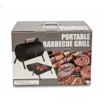 MS Portable Cylindrical Shaped Barbeqe Grill - Black — view 6