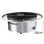 Electric Rotating Crepe/Dosa Maker (Tawa Diameter: 43cm) — view 2