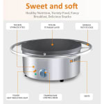 Electric Rotating Crepe/Dosa Maker (Tawa Diameter: 43cm) — view 8