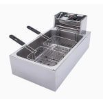 Electric Deep Fryer 16L Single Head - Vertical Compartment — view 1