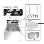 Electric Deep Fryer 8L + 8L Double Head — view 4