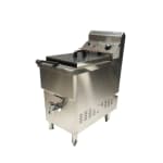 Gas Deep Fryer 12L Heavy with Temperature Controller & Tap - Standing Model — view 1