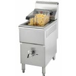 Gas Deep Fryer 12L Heavy with Temperature Controller & Tap - Standing Model — view 4