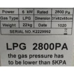 Gas Deep Fryer 12L Heavy with Temperature Controller & Tap - Standing Model — view 8