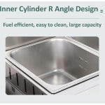 Gas Deep Fryer 8L + 8L Double Head — view 9