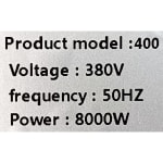 Veratti Full SS Premium Induction - 400 | 8000W | Round | Wok Base | Digital Model — view 7