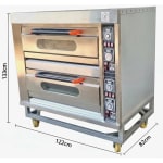 Electric Pizza Oven 2 Deck 4 Tray without Stone - 2D4T — view 2