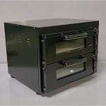Electric Premium Black Body Pizza Oven with Stone - HS2S Double (Stone Size: 16x16 inch.) — view 5