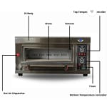Gas Pizza Oven 1 Deck 1 Tray with Stone - 1D1T (Stone Size: 26.5x18 inch.) — view 5
