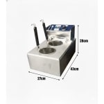 Electric Pasta/Noodle Boiler 2 Compartments - Eco — view 2