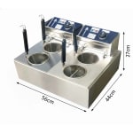 Electric Pasta/Noodle Boiler 4 Compartments - Eco — view 2