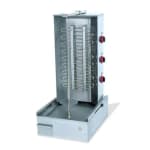 Gas Shawarma Machine 3 Burner with Auto Rotating Rod — view 1