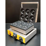 Electric Donut Waffle Maker - 6 Slot — view 4