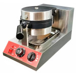Electric Round Rotating Waffle Maker — view 1