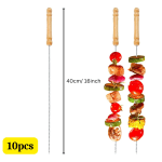 MS Wooden Handle BBQ Skewers/Sticks- 16" — view 2