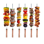 MS Wooden Handle BBQ Skewers/Sticks- 16" — view 8