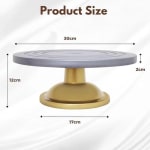 Smooth Rotating Cake Stand - Fibre Top — view 2