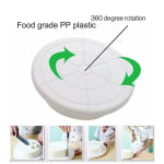 Smooth Rotating Cake Stand - Plastic Top — view 6