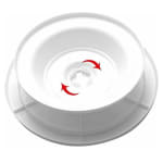 Smooth Rotating Cake Stand - Plastic Top — view 7