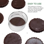 SS Heavy Cookie Cutter Round with Teeth 12pp — view 6