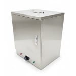 SS 2 Layer Electric Hot Box Cabinet for Food Warmer Trolley — view 1