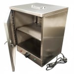 SS 2 Layer Electric Hot Box Cabinet for Food Warmer Trolley — view 4