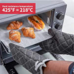 Black Baking Gloves - Medium — view 4
