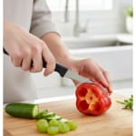 Plastic Handle Kitchen Carving Knife 238 — view 3