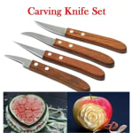 Wooden Handle Carving Knives 4PP — view 3