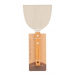 Wooden Flat Handle SS U Shaped Lifter Big - No.28 — view 1