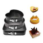 Mix Teflon Coated Cake Mould 3pc/set with 7cm Depth - 20,22,24cm — view 9