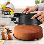 Round Teflon Coated Cake Mould 3pc/set with 7cm Depth - 18,20,22cm Wide — view 4