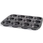 Round 12 Small Slots Teflon Coated Perforated Muffin Mould (Slot Size: 5.5x2cm) — view 6